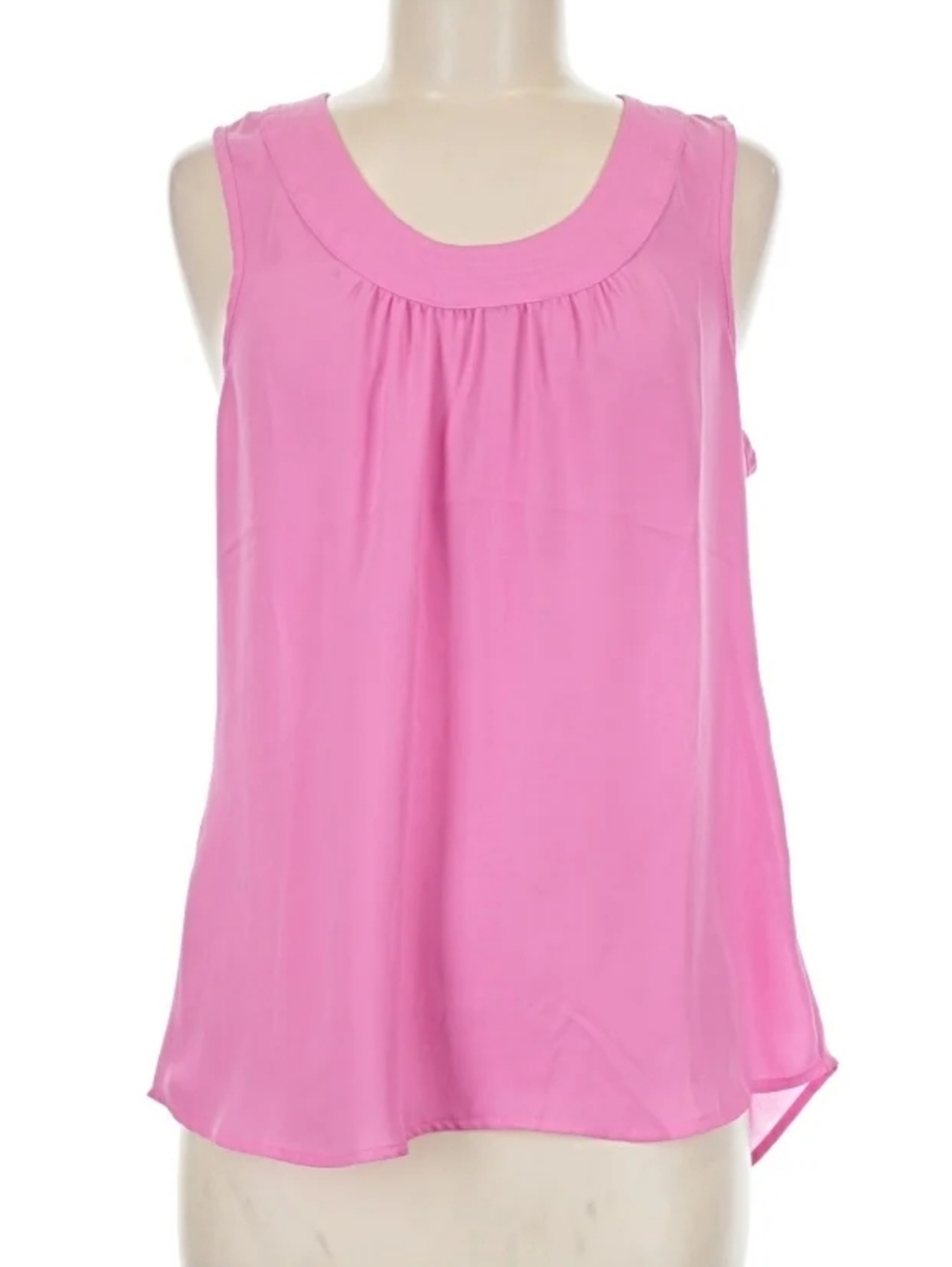 Banana Republic Pink Scoop Neck Sleeveless Blouse